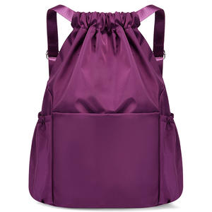 Sac à dos de sport, d'école et de voyage à grande capacité avec logo personnalisé, coloré, à cordon de serrage, avec séparation humide/sec - Product Image 5