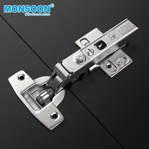 adjustable hydraulic concealed hinge MONSOON Damper Concealed 4D Auto Door Soft Close Hydraulic Hinges For Cabinet