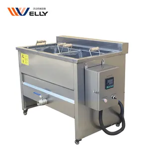 potatoes blanching machine/ industrial blancher/ industrial vegetable and fruit blancher
