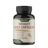 Capsules de perte de poids au peptide vert de haute qualité, amincissantes et brûle-graisses, aux saveurs de fruits, pour adolescents et adultes