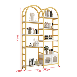 Exhibidores Modernos Personalizados para Cosméticos, Mueble de Exhibición, Soporte para Exhibición de Maquillaje, Vitrina de Pared para Tiendas Minoristas y Salones de Belleza - Product Image 6