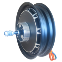 Yuande 48V DC Hub Motor tanpa sikat Kit, 10 inci 16 inci 2000W 8000W tahan air peralatan rumah sepeda Motor listrik 200mm 30mm Rohs