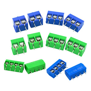 Sanlik mới và ban đầu (2/3/4 vị trí) thiết bị đầu cuối bài 2P/3P/4P tùy chọn 5.08mm sân màu xanh/màu xanh lá cây thiết bị đầu cuối hệ thống dây điện - Product Image 1