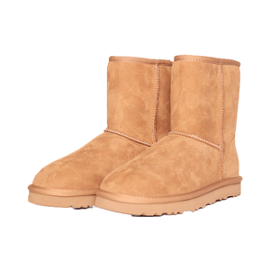 Botas de Nieve Unisex hasta la Pantorrilla, Parte Superior de Piel de Oveja Genuina, Cómodas, <span class=keywords><strong>Impermeables</strong></span>, Transpirables, Antideslizantes, Cálidas y Ligeras, Tipo Uggs - Product Image 6