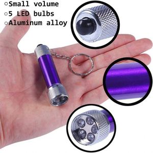 ไฟฉายพวงกุญแจขนาดเล็ก 5 LED พลังสูง ผลิตจากอลูมิเนียมอัลลอยด์ พร้อมโลโก้สั่งทำพิเศษ สำหรับเป็นของขวัญ - Product Image 4