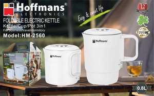 Hoffmans HM-2560 3-in-1 Foldable <b>Kettle</b> 0.8L 600W Portable Travel Pot Cup for Business Dormitory Africa Market Versatility on th - Product Image 4
