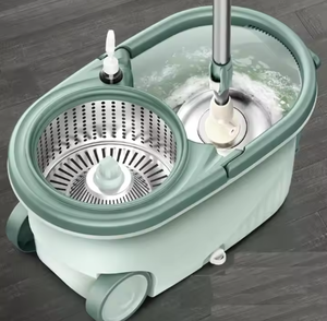 Hot Sale Best Easy Cleaning <b>Microfiber</b> <b>Mops</b> 360 Rotating Clean Floor Magic <b>Mop</b> With Plastic Bucket Custom Logo - Product Image 4