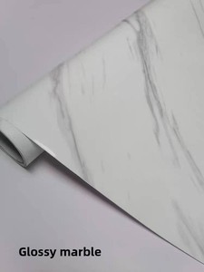 <span class=keywords><strong>Papier</strong></span> <span class=keywords><strong>peint</strong></span> PVC auto-adhésif gaufré à motif marbre moderne pour comptoir de bar et rénovation de magasin - Product Image 6