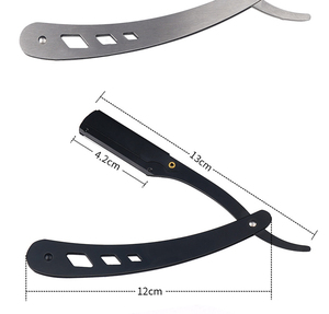 Foldable Professional Shaver Men's Shaving and Facial Shaping Tools Household <b>Barber</b> Shop Shaving razor Stainless Steel razor - Product Image 2