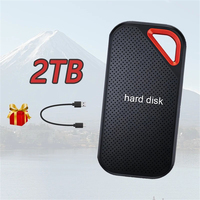 Hard Drive SSD Portabel 4TB 2TB 1TB 512GB Tipe-C USB 3.1 Disk Solid State Eksternal untuk Perangkat Seluler