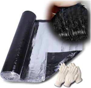 Cinta de Reparación <span class=keywords><strong>para</strong></span> Techos de Asfalto y Paredes, Ultra Adhesiva, Ecológica, <span class=keywords><strong>Membrana</strong></span> Impermeable, Incluye Guantes de Construcción - Product Image 1
