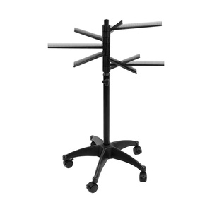Soporte de exhibición y almacenamiento de acero inoxidable para pelucas, extensiones de cabello y trenzas para salón - Product Image 2