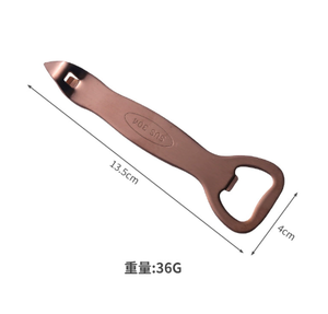 DFC044 Ouvre-boîte manuel multifonctionnel double tête en acier inoxydable 304 pour la maison, outils d'ouverture de bouteilles de bière - Product Image 6