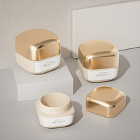 Pots en plastique 30g 50g pot cosmétique de luxe avec couvercles 30ml 50ml emballage de pot de crème pour le visage