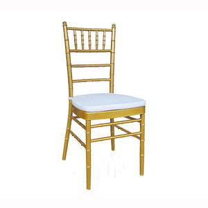 Chaise de banquet empilable en métal Tiffany Chiavari pour hôtel et mariage avec coussin – Vente en gros - Product Image 2