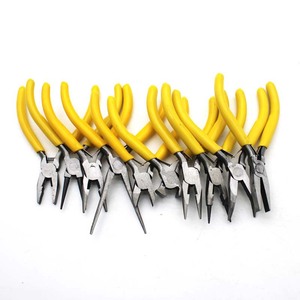 Mini alicates de 4.5 pulgadas de acero con alto contenido de carbono, de punta fina, diagonales y curvos, para herramientas de joyería DIY. - Product Image 2