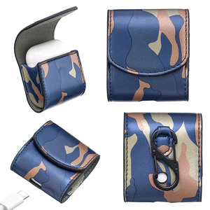 Logotipo personalizado de cuero de la PU brillante auricular caso para Apple <span class=keywords><strong>Airpods</strong></span> inalámbricos - Product Image 1