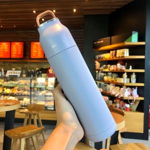 Taza termo de acero inoxidable de 500ML para agua de té con asa para hombres y mujeres, regalo de negocios - Product Image 5