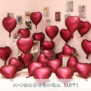 Ballons en aluminium pour cérémonie, décoration de mariage, pour fête de mariée, pour anniversaire, pour fête <span class=keywords><strong>des</strong></span> mères, 6 pièces, 18 pouces - Product Image 6