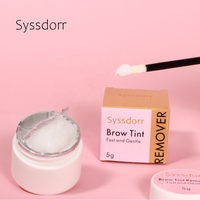 Syssdorr – Dissolvant doux pour teinture de sourcils, élimine en toute sécurité les taches indésirables de la teinture hybride, non irritant