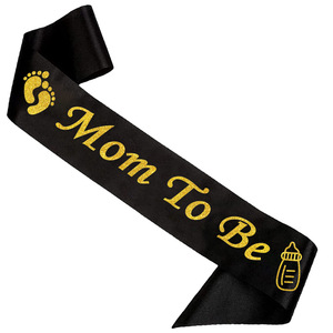 Banda <span class=keywords><strong>de</strong></span> Satén con Letras Brillantes para Futura Mamá, Pie <span class=keywords><strong>de</strong></span> Bebé, Día <span class=keywords><strong>de</strong></span> San Valentín, Baby Shower, Revelación <span class=keywords><strong>de</strong></span> Género, Decoración para Fiestas en Interiores/Exteriores - Product Image 5