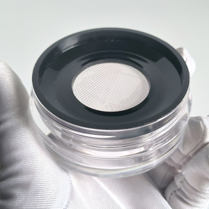 Sf9 ánh sáng màu hồng nhựa trang điểm compactic 15g 20g 30gram Vòng rõ ràng <span class=keywords><strong>container</strong></span> mỹ phẩm rỗng lỏng bột <span class=keywords><strong>container</strong></span> trang điểm Jar - Product Image 4