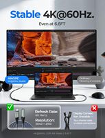 Cable de Extensión USB C LISEN con PD de 240W y Transferencia de Datos de 20Gbps para MacBook, iPad Pro, Galaxy S25 Hub y Accesorios PSVR2