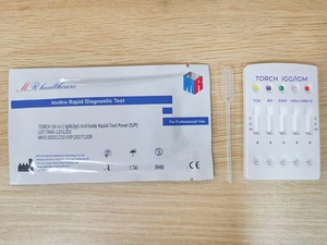 Test rapide sur panneau MR TORCH IGG/<span class=keywords><strong>IGM</strong></span> (<span class=keywords><strong>TOXO</strong></span>/Rubéole/CMV/HSV-1/HSV-2) : Détection de 5 anticorps sur un seul panneau pour les cliniques prénatales - Product Image 3