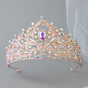 Vente Flash : <span class=keywords><strong>Couronne</strong></span> de <span class=keywords><strong>Mariée</strong></span> Vintage pour Femme, Accessoire de Cheveux Tendance, Coiffe de Mariage, Accessoires pour Chignon - Product Image 6