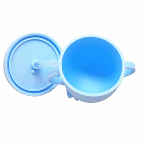 Libre de BPA SpillProof tazas Niño a prueba de fugas bebedor de silicona bebé taza paja - Product Image 3