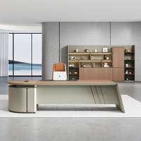 Escritorio y Silla Ergonómicos para Computadora, Combinación de Panel de Madera, Modernos, Ajustables en Altura Automáticamente, Venta Directa de Fábrica