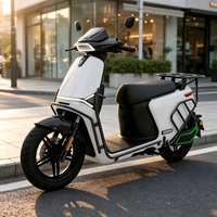 Moto électrique légère EEC 72V40Ah, 80 km/h, scooter électrique pour trajets quotidiens avec barres de sécurité