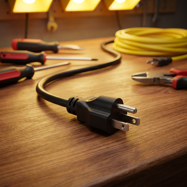 High Quality 3-Pin 3 Outlets 20A PVC and Copper Wire Power Socket with Convenient Safety for Household Appliances