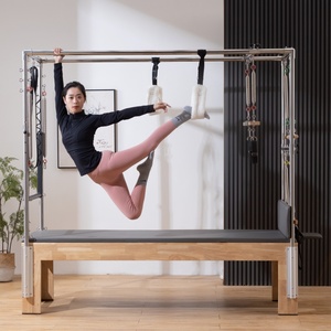 لومين متين من خشب البلوط سرير تدريب مصلح كاديلاك & بيلاتيس مع مجموعات أرجوحة محمولة وقابلة للتعديل لصحة الجسم المثلى - Product Image 1