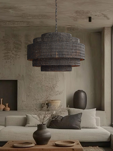 Cổ Điển Nhật Bản Phong Cách Cho Khách Sạn Nhà Hàng Yên Tĩnh Phong Cách Mây Đèn Cho Trà Phòng Treo Cài Đặt Đèn Chùm - Product Image 5