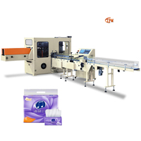 Máquina de Fabricación de Papel Tisú con Servomotor, 200 Paquetes/Minuto, Máquina Convertidora de Papel Tisú, Máquina Empacadora de Papel Tisú Suave
