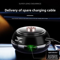 Diffuseur de parfum automatique de luxe pour voiture, alimenté par énergie solaire, en métal, avec capteur de vibration, garantie de 3 ans