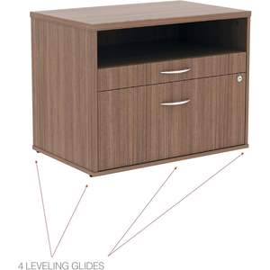 Alera <b>Open</b> Office Desk Series 2-Drawer Low File Cabinet Pencil/File Legal/<b>Letter</b> 1-Unit - Product Image 4