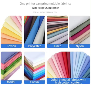 เครื่องพิมพ์เสื้อผ้า DTG DTF ดิจิตอล XP600 I3200หัวคู่เครื่องพิมพ์เสื้อผ้าด้วยเครื่องปั่นผง - Product Image 3