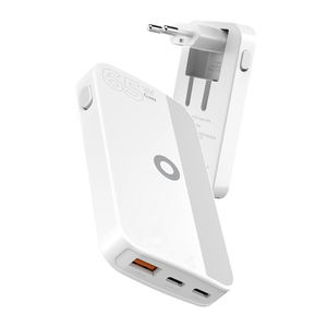 อะแดปเ<span class=keywords><strong>ต</strong></span>อร์<span class=keywords><strong>ชาร์จ</strong></span>เร็ว 65W GaN พร้อมปลั๊ก EU <span class=keywords><strong>แบ</strong></span>บพับได้ <span class=keywords><strong>รอง</strong></span>รับ QC3.0 และพอร์ต Type-C PD สำหรับโทรศัพท์มือถือ - Product Image 1