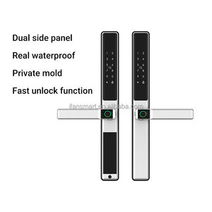 รหัส Wifi สแตนเลสสแตนเลสสตีลกันน้ำสำหรับลานกลางแจ้งล็อคอัจฉริยะอลูมิเนียมอัลลอยด์ - Product Image 1