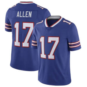 American Football Trikots 17Josh Allen 0 Coleman 4 James Cook 86 Kincaid 18 Cooper 88 Knox VP Limited genähte Jersey-Shirts Top - Product Image 3
