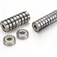 Roulement à billes à gorge profonde micro 605ZZ 5x14x5mm en acier chromé C3, roulement à une rangée de haute précision