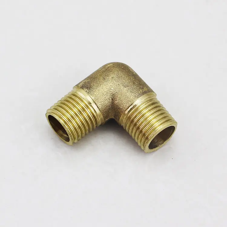 Internal Thread Screw Connector Pneumatic Fitting Elbow 90 Degree Union Brass Oil Gas Water Industrial