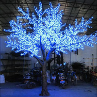 Künstlicher LED-Kirschblüten baum im Freien für Feiertags beleuchtungs dekorationen