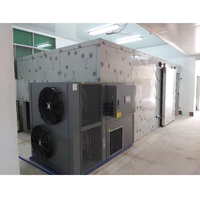 Déshydrateur alimentaire commercial entièrement automatique à pompe à chaleur air-eau en acier inoxydable SUS304 de grande capacité, garantie 1 an