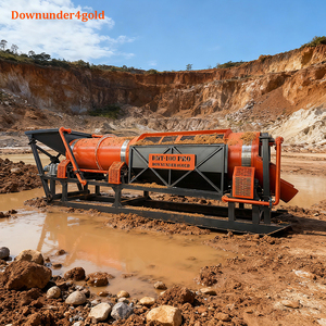 Chi phí bảo trì thấp 100 ~ 150 tấn mỗi giờ trọng lực tách với đất sét chà sàn và động cơ 380V cho khai thác vàng Sông - Product Image 1