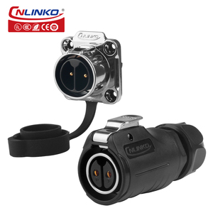 Cnlinko Manufacturer IP68 LP 20 2 Pin Plastic and <strong>Metal</strong> Aviation <strong>Connectors</strong> Male Female Wiring <strong>Screw</strong> Waterproof Cable <strong>Connectors</strong> - Product Image 1