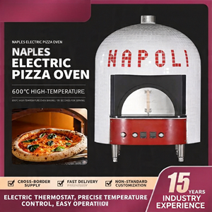 Four à <span class=keywords><strong>pizza</strong></span> électrique sicilien YS-750 pour restaurant et boulangerie, 6000W haute puissance, 0-600, taille 400mm, commande par bouton Lianfu, 1 an de garantie - Product Image 1