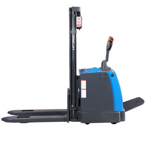 Elevación Apiladores totalmente eléctricos Apilador de palés Tipo a pie Camión apilable eléctrico Carretilla elevadora a la venta - Product Image 1